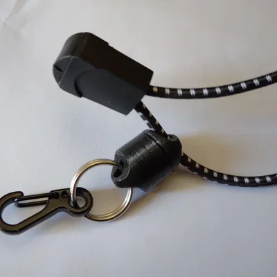 Móc khóa tháo nhanh nam châm dạng tham số (Parametric magnetic quick release keychain)