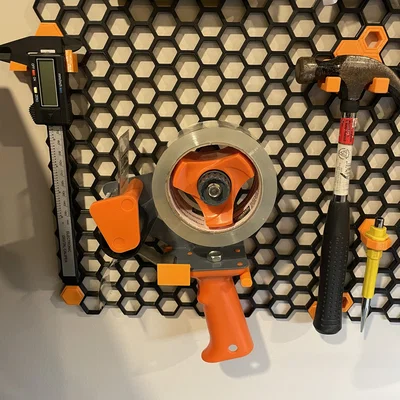 Giá treo dụng cụ dán băng keo cho bảng treo tường HSW (Honeycomb Wall)