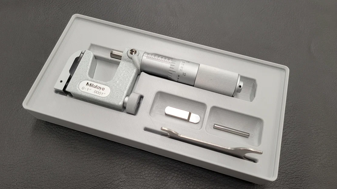 Khay đựng Mitutoyo Uni-Mic chuẩn Gridfinity tiện dụng - Image 1