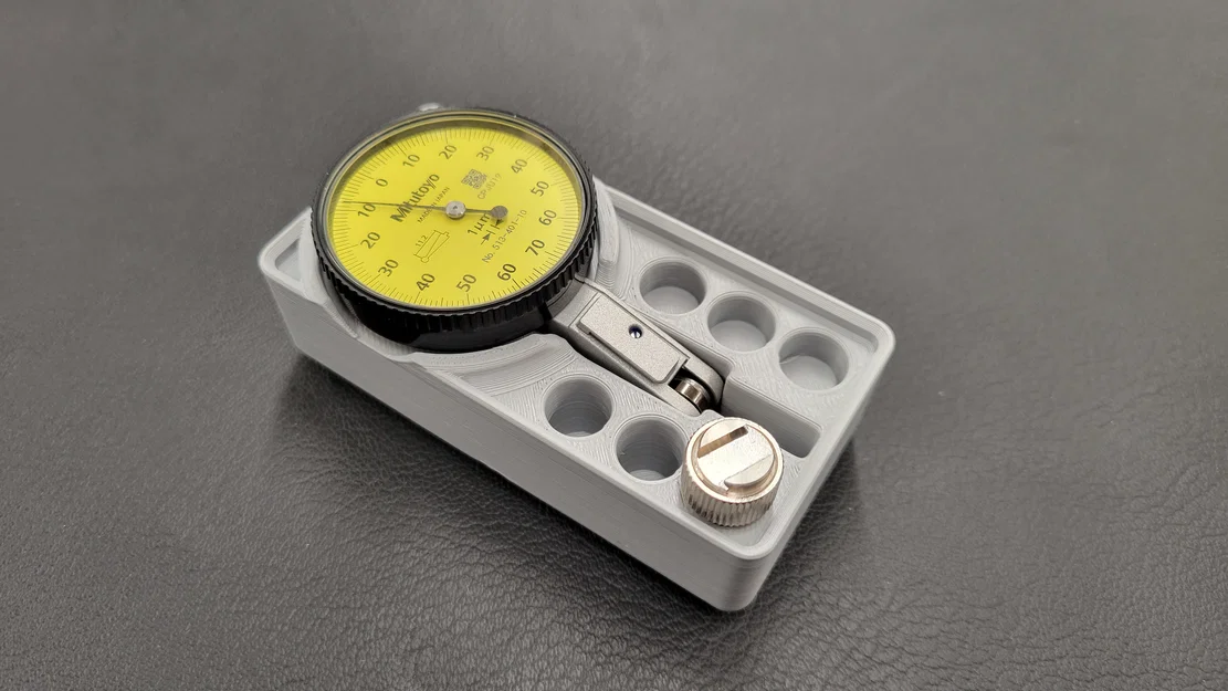 Khay 3D Gridfinity cho Mitutoyo 40mm Face Dial Test Indicator - Image 1