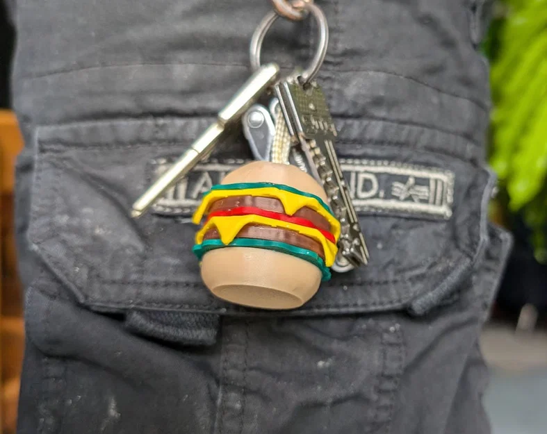 Móc khóa burger (Burger keychain) - Image 1