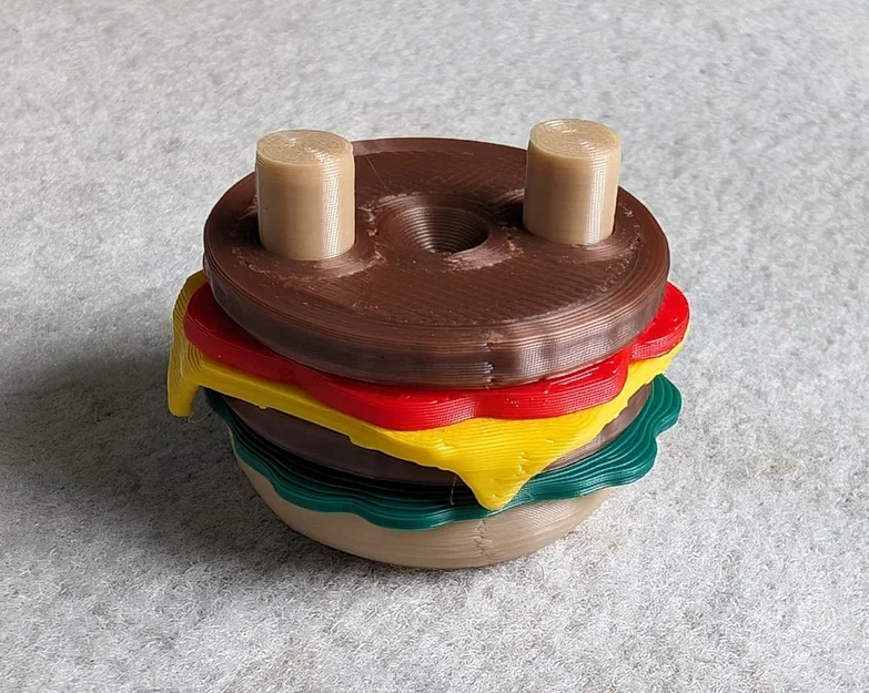 Móc khóa burger (Burger keychain) - Image 19