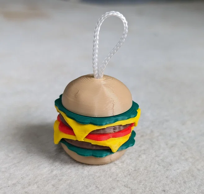 Móc khóa burger (Burger keychain) - Image 24