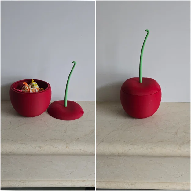 Hộp cất đồ hình Cherry (Cherry stash box) - Image 1