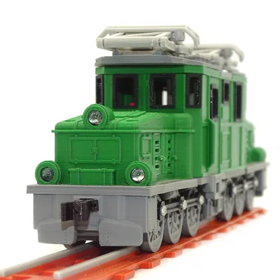 Đầu máy Crocodile có phanh hoạt động (working brakes)