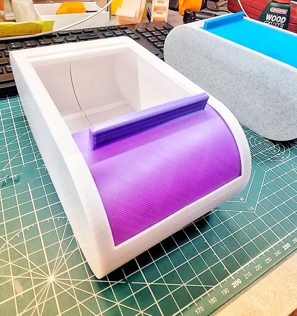 Hộp Lưu Trữ Cong Trượt (Sliding Curved Box Storage) - Image 1