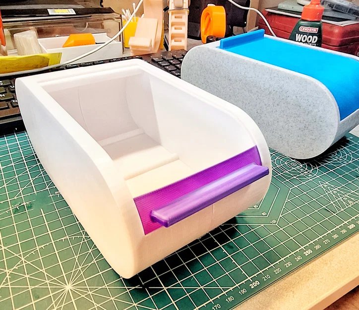 Hộp Lưu Trữ Cong Trượt (Sliding Curved Box Storage) - Image 2