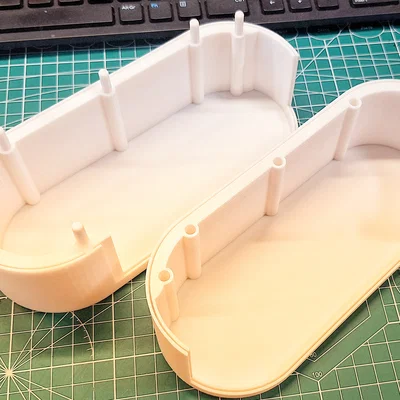 Hộp Lưu Trữ Cong Trượt (Sliding Curved Box Storage)