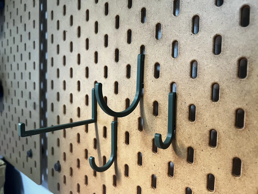 Bộ sưu tập móc treo đa năng cho bảng lỗ Ikea Skadis (In 3D) - Image 1