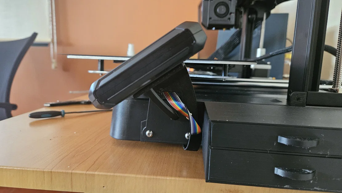 Giá đỡ màn hình Guppy cho Ender 3 V3 KE (có lỗ luồn dây ribbon) - Image 2