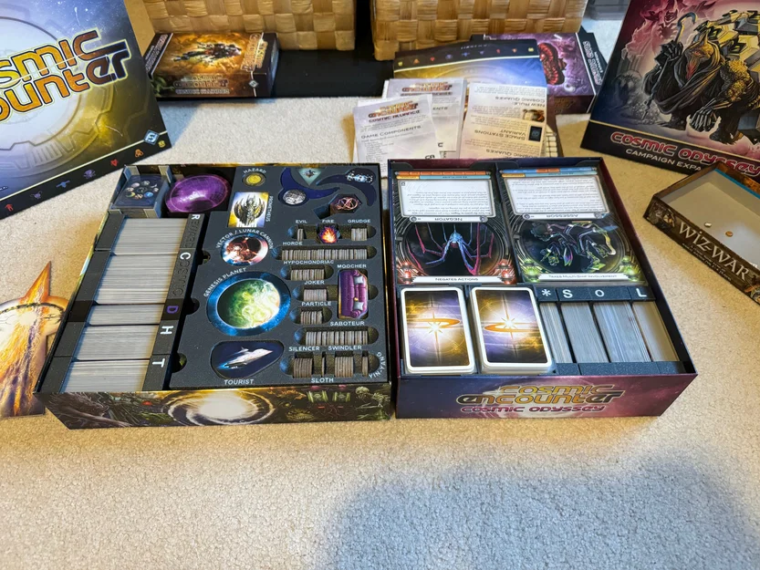 Insert Cosmic Encounter FFG (tới Odyssey, bài & powers bọc sleeve) - Image 1