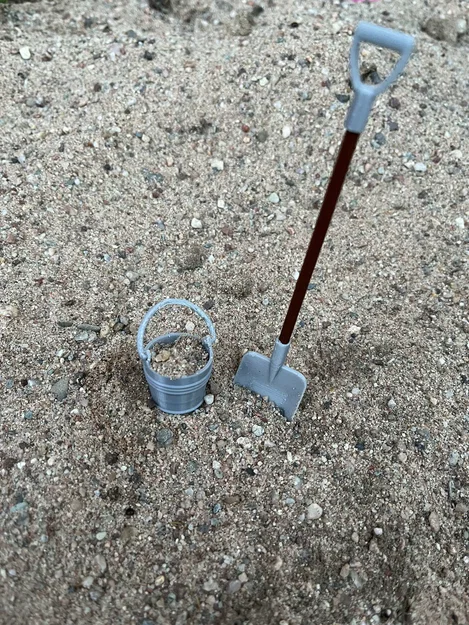 Xẻng (Lopata) tỉ lệ 1:10 & 1:12 cho RC car/auto mini - Image 1