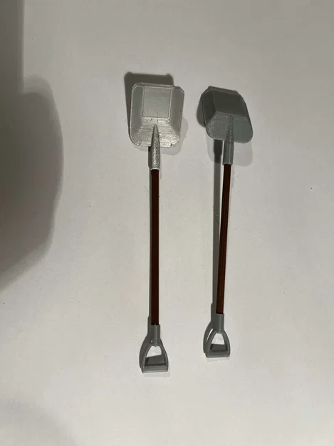 Xẻng (Lopata) tỉ lệ 1:10 & 1:12 cho RC car/auto mini - Image 2