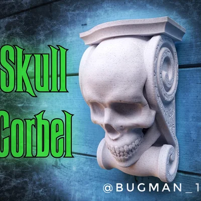 Skull Corbel – Corbel đầu lâu phong cách Gothic ma ám