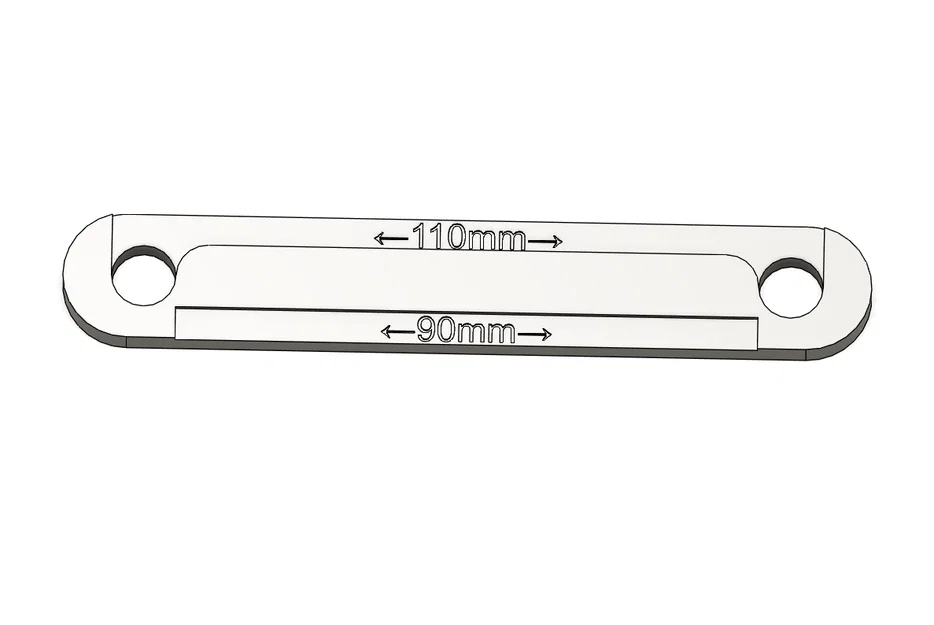 Mẫu test đo độ co rút nhựa 3D (Filament Shrinkage Test) - Image 1