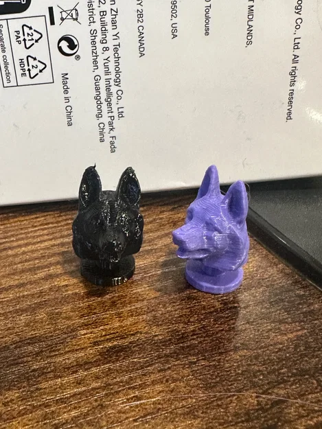 Nút gắn giày 3D hình đầu chó German Shepherd độc đáo cho Croc - Image 1