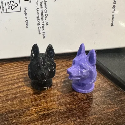 Nút gắn giày 3D hình đầu chó German Shepherd độc đáo cho Croc