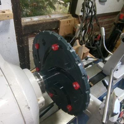 Mini Longworth Chuck cho máy tiện gỗ, trục chính M33