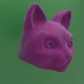 Mô hình đầu mèo 3D dễ thương in không cần hỗ trợ - Thumbnail 2