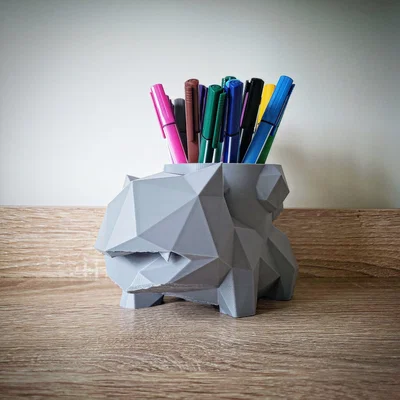 Khay cắm bút Bulbasaur 3D độc đáo cho bàn làm việc