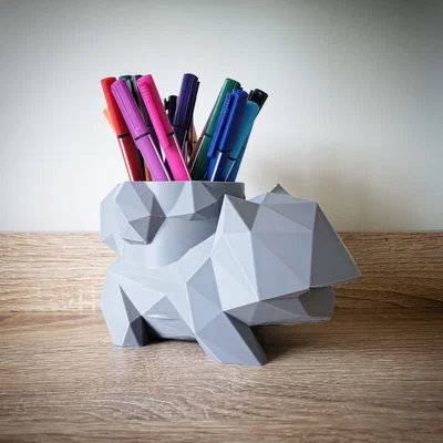 Khay cắm bút Bulbasaur 3D độc đáo cho bàn làm việc