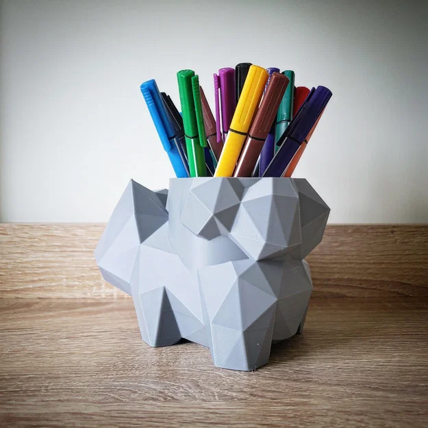 Khay cắm bút Bulbasaur 3D độc đáo cho bàn làm việc - Image 5