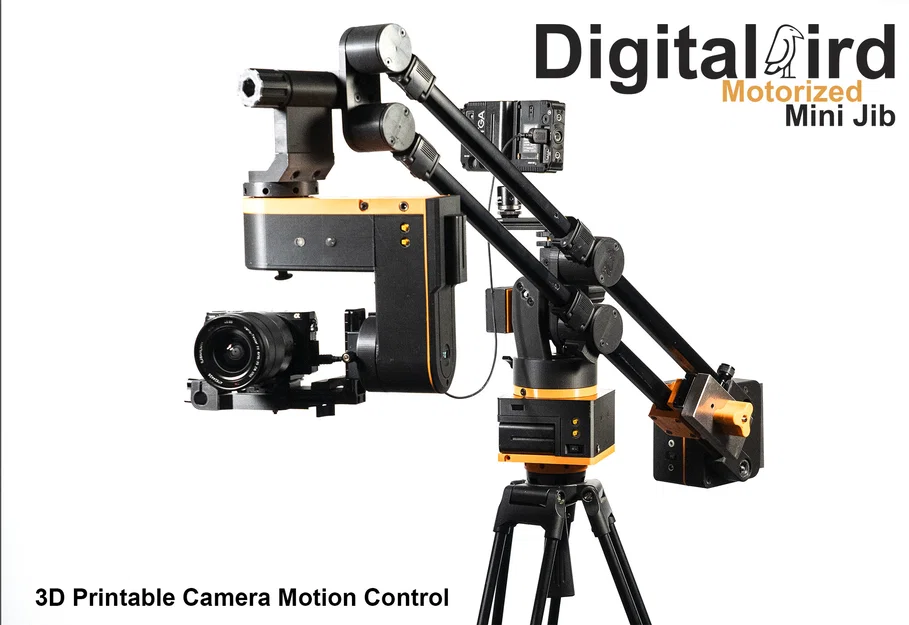 Motorized Mini Camera Jib - Cần Jib mini chạy motor in 3D - Image 1