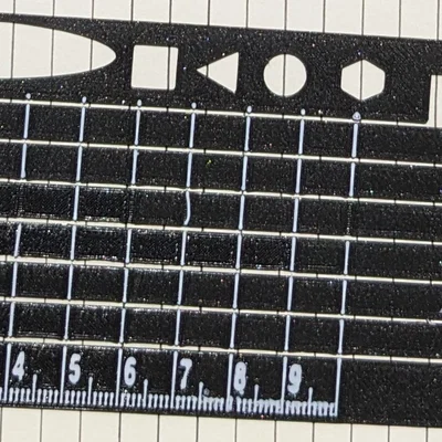 Bookmark Stencil Kẻ Dòng & Ô Ly (Line and Grid Stencil Bookmark)