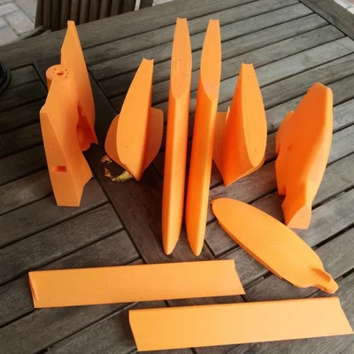 Mô hình máy bay RC mini tự in 3D nhỏ gọn