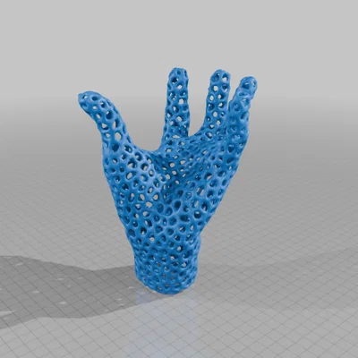 Thing Addams Family dạng Voronoi Mesh - Đế giữ đồng hồ, stand sạc