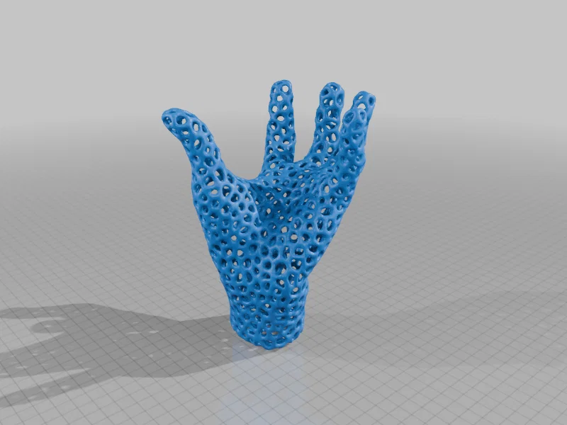 Thing Addams Family dạng Voronoi Mesh - Đế giữ đồng hồ, stand sạc - Image 3