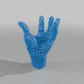 Thing Addams Family dạng Voronoi Mesh - Đế giữ đồng hồ, stand sạc - Thumbnail 3