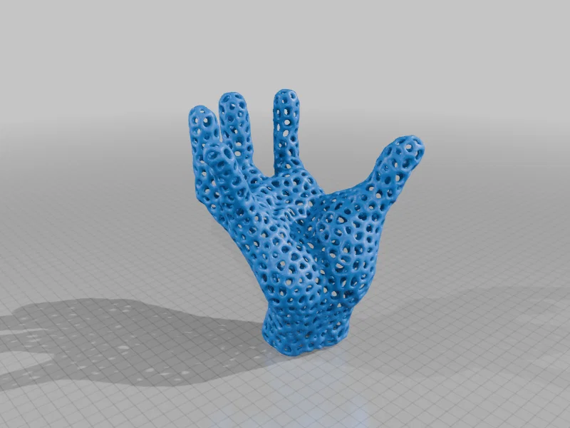 Thing Addams Family dạng Voronoi Mesh - Đế giữ đồng hồ, stand sạc - Image 4