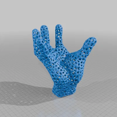 Thing Addams Family dạng Voronoi Mesh - Đế giữ đồng hồ, stand sạc