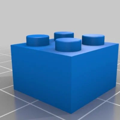 Bộ file in 3D gạch lắp ráp kiểu Lego (2x2, 2x3, 2x4, 2x6)