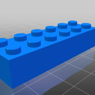 Bộ file in 3D gạch lắp ráp kiểu Lego (2x2, 2x3, 2x4, 2x6)
