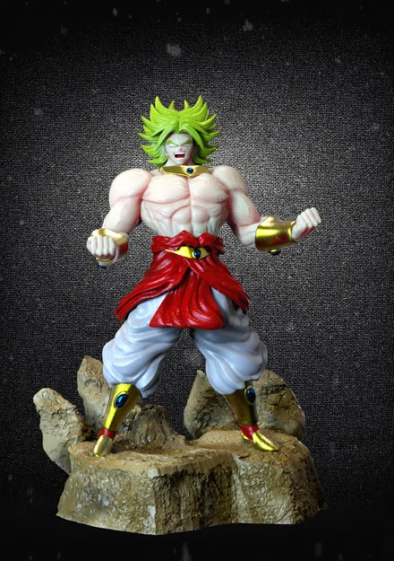 Mô hình 3D Broly Dragon Ball Z cực chất cho anh em yêu in ấn - Image 1