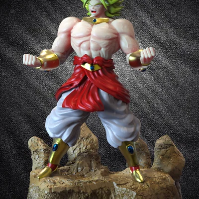 Mô hình 3D Broly Dragon Ball Z cực chất cho anh em yêu in ấn