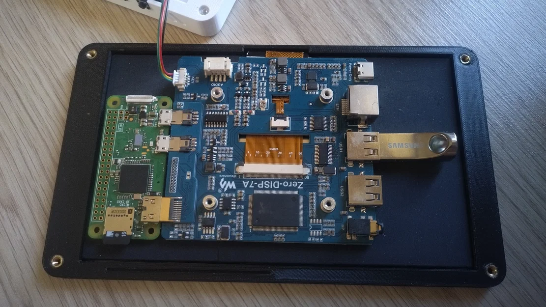Vỏ RPi Zero DISP 7A (Waveshare Zero-DISP-7A case) - Image 3