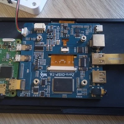 Vỏ RPi Zero DISP 7A (Waveshare Zero-DISP-7A case)