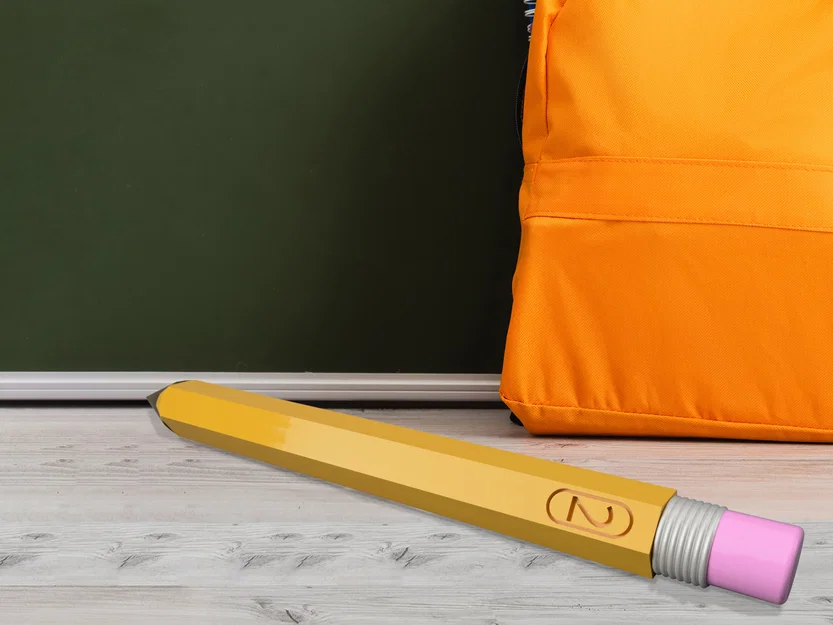 Hộp Bút Hình Bút Chì Khổng Lồ (Giant Pencil Pencil Case) - Image 1