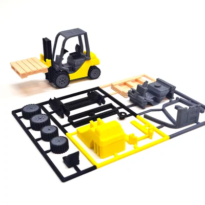 Forklift Kit Card kèm Pallet (Xe nâng lắp ráp mini)