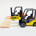 Forklift Kit Card kèm Pallet (Xe nâng lắp ráp mini) - Thumbnail 2
