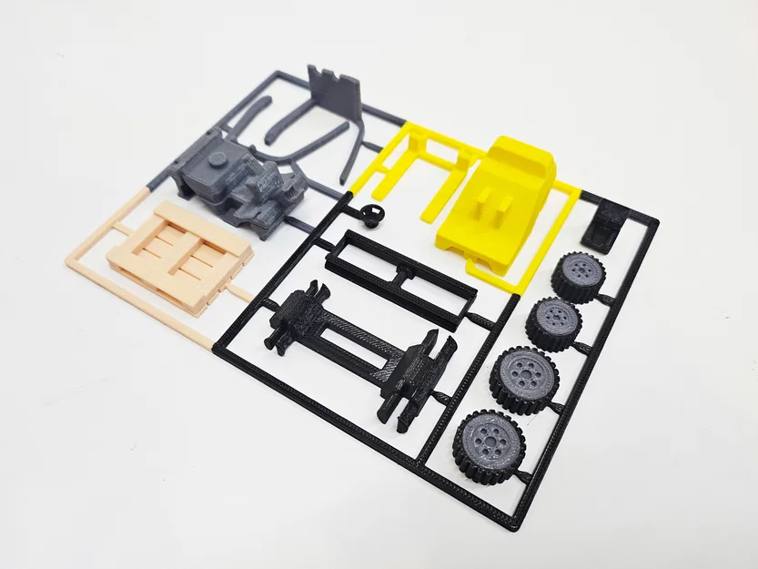 Forklift Kit Card kèm Pallet (Xe nâng lắp ráp mini) - Image 3