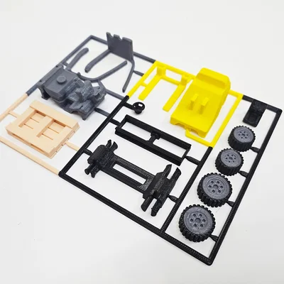 Forklift Kit Card kèm Pallet (Xe nâng lắp ráp mini)