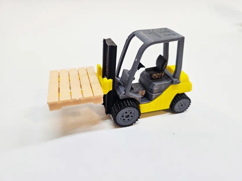 Forklift Kit Card kèm Pallet (Xe nâng lắp ráp mini) - Image 4
