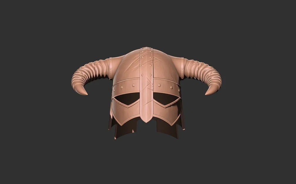 Mô hình 3D mũ chiến binh Dovahkiin (Skyrim) dành cho fan game - Image 1