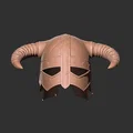Mô hình 3D mũ chiến binh Dovahkiin (Skyrim) dành cho fan game - Thumbnail 1