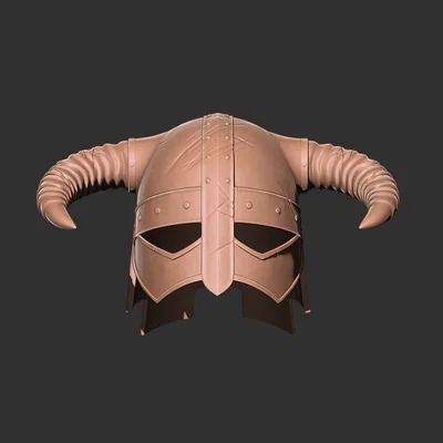 Mô hình 3D mũ chiến binh Dovahkiin (Skyrim) dành cho fan game