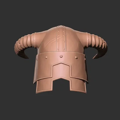 Mô hình 3D mũ chiến binh Dovahkiin (Skyrim) dành cho fan game